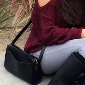 Classic Leather Coach Bag